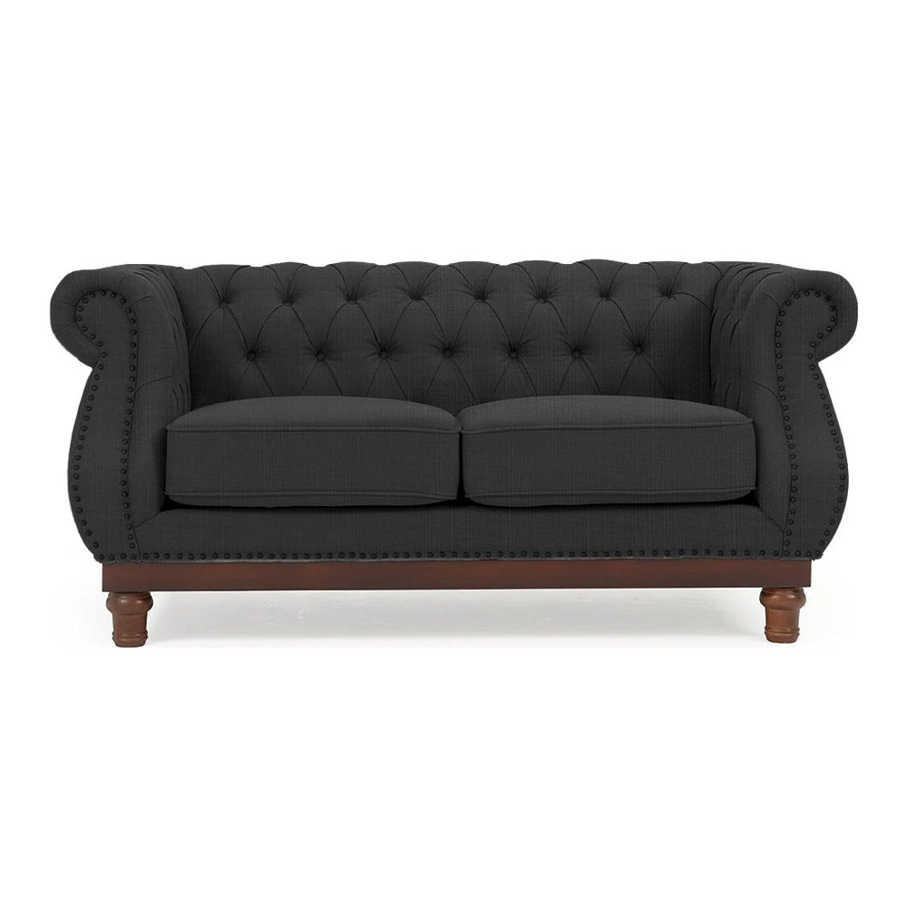 Huda Linen 2 Seater Sofa