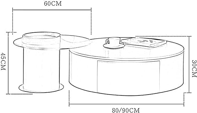 Modena 2-Piece Coffee Table Set