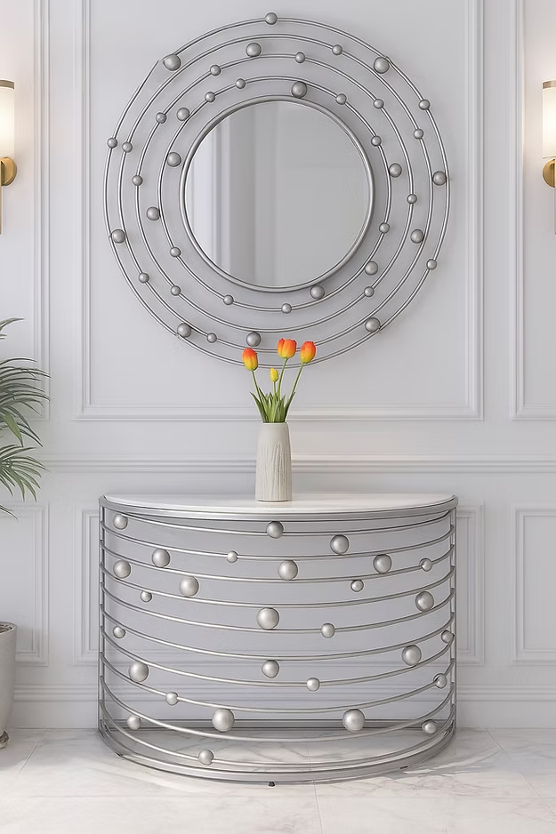 Sorbet Console & Mirror Set