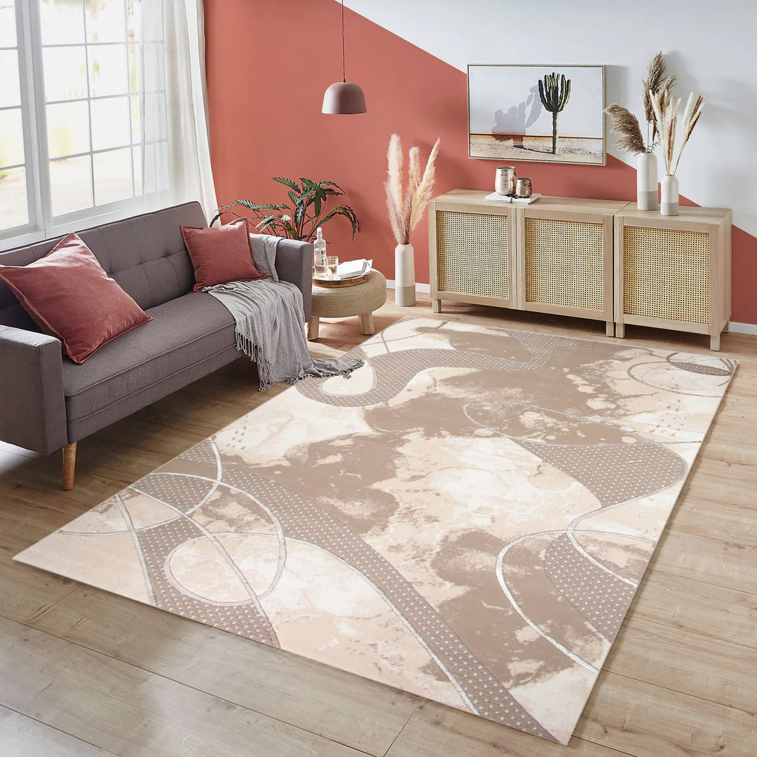 Boutique Beige Juni Rug – 150 x 220 cm
