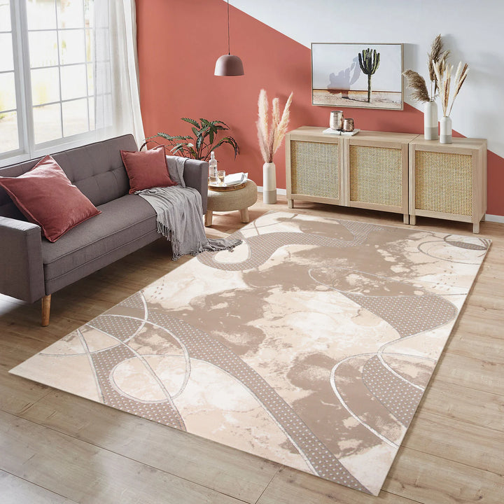 Boutique Beige Juni Rug – 150 x 220 cm