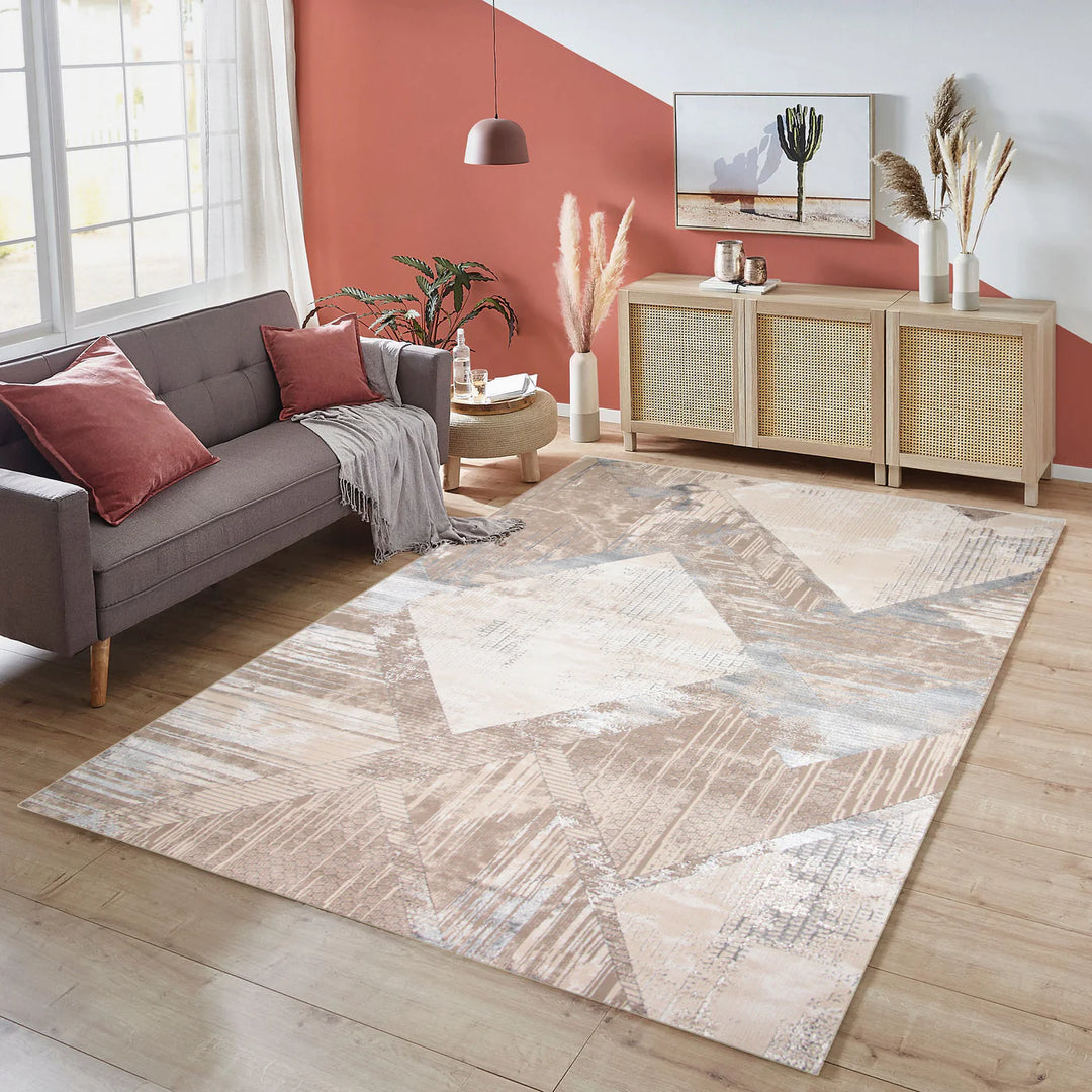 Boutique Hazi Beige Rug – 150 x 220 cm
