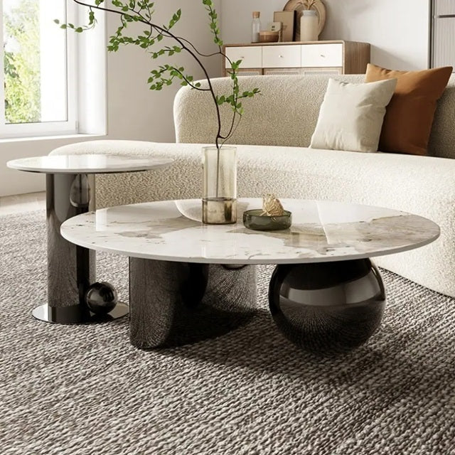 Alina Modern Coffee Table With Side Table