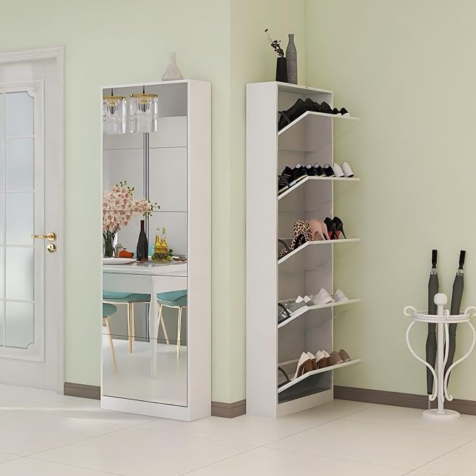 Mirror Shoe Modern Shoe Cupboard Amy Door Mirror Shoe Cabinet