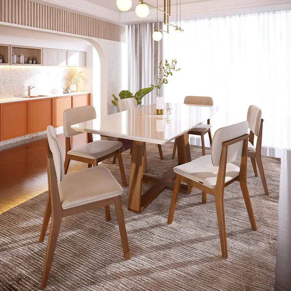 Avena Glass Dining Table Only