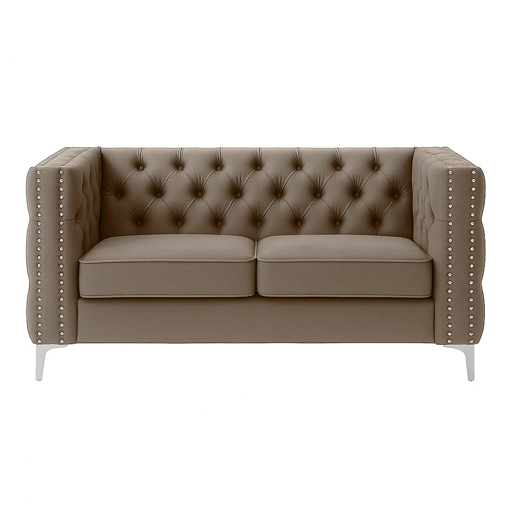 Oxford  2 Seater Buttoned Couch