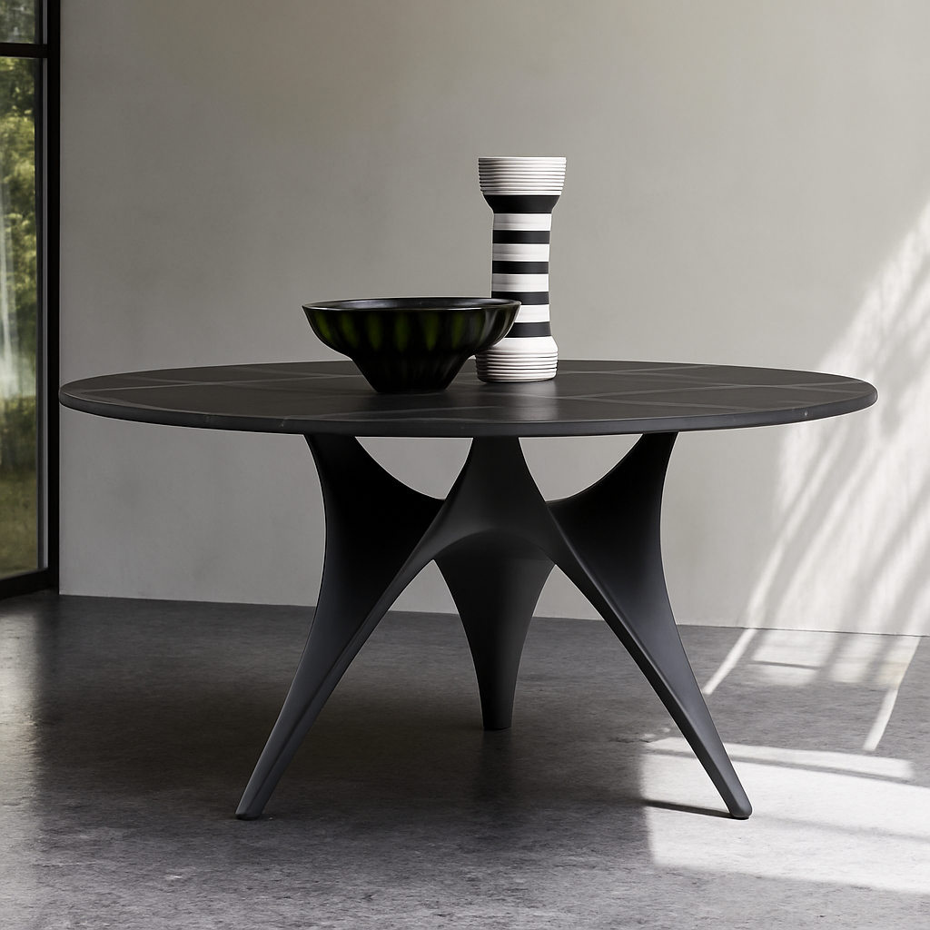 Arc Round Dining Table Only