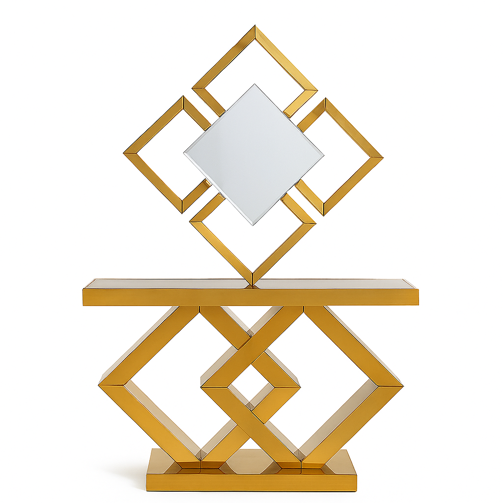 Leyana Luxe Console & Mirror Set