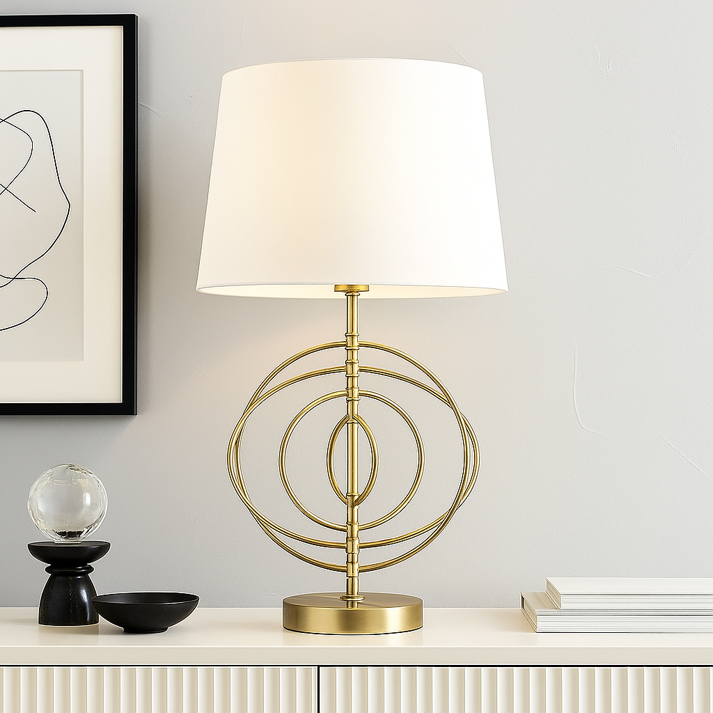 Multiple Circles Table Lamp