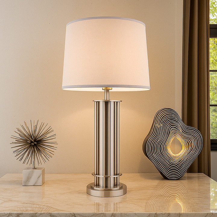 Mystique Tube Metal Table Lamp