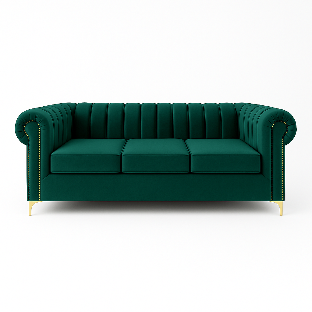 Latina 3 Seater Stripe Couch