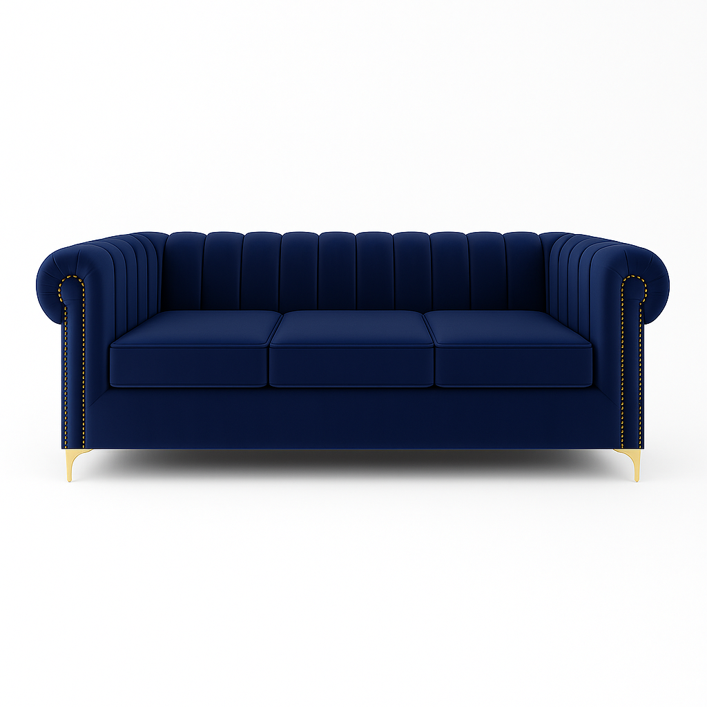 Latina 3 Seater Stripe Couch