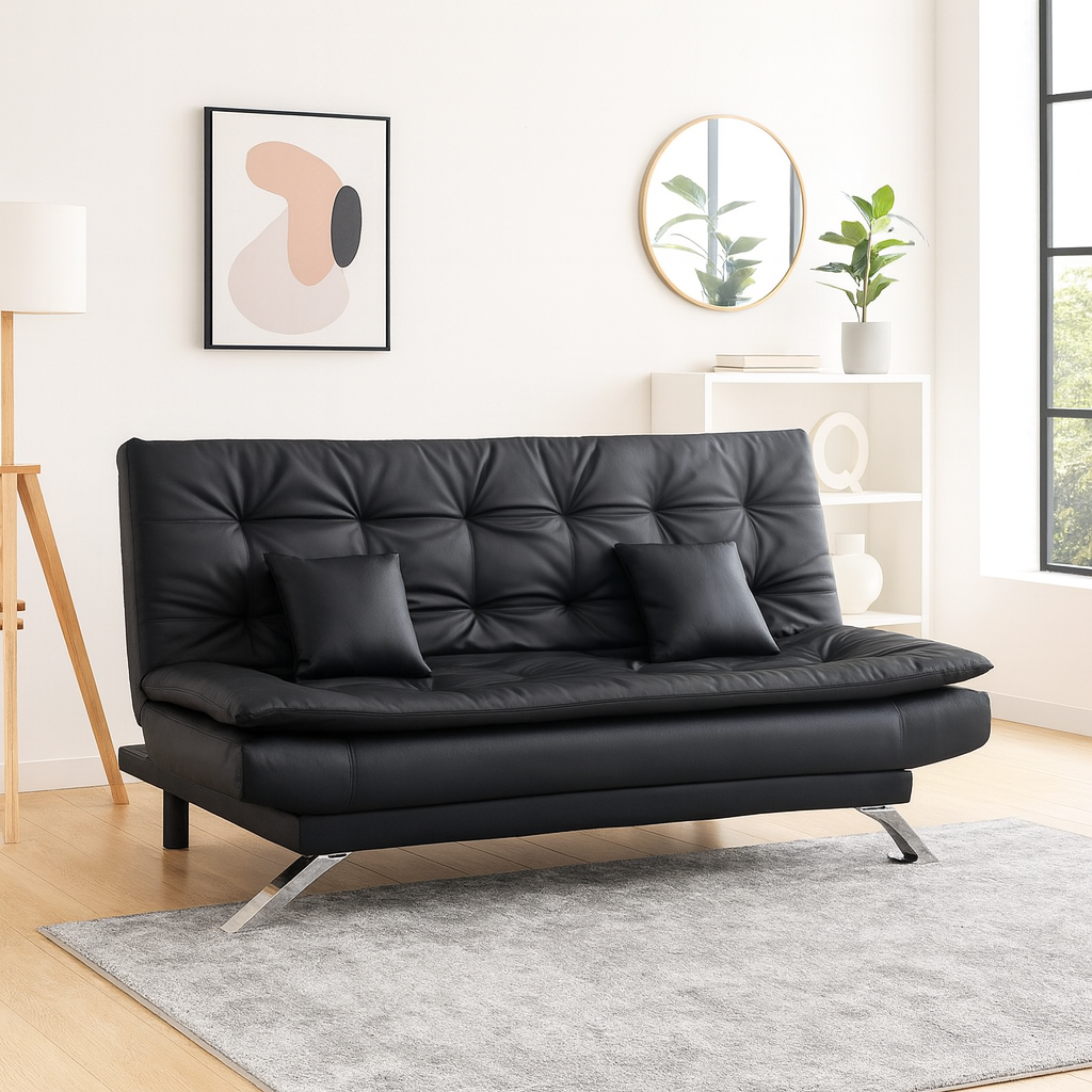 Torres Sleeper Couch - Faux Leather (PU) – Designer Concepts