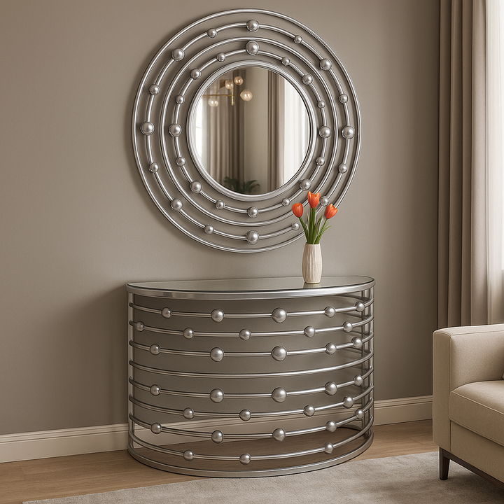 Sorbet Console & Mirror Set