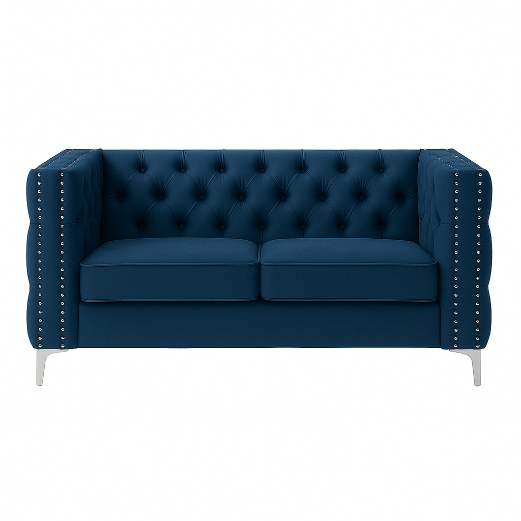 Oxford  2 Seater Buttoned Couch