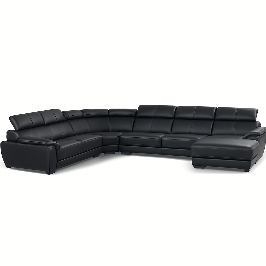 Claude U Shaped Corner Sectional Sofa-PU