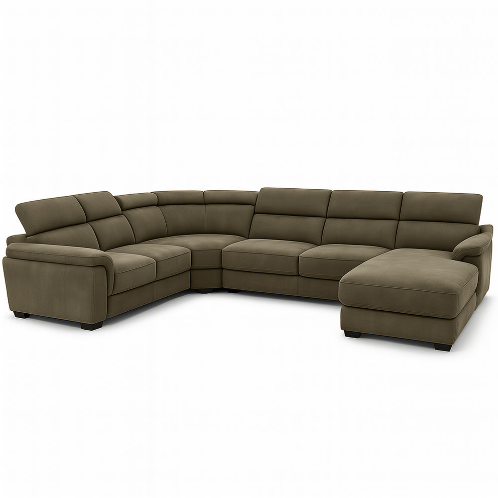 Claude U Shaped Corner Sectional Sofa- SD
