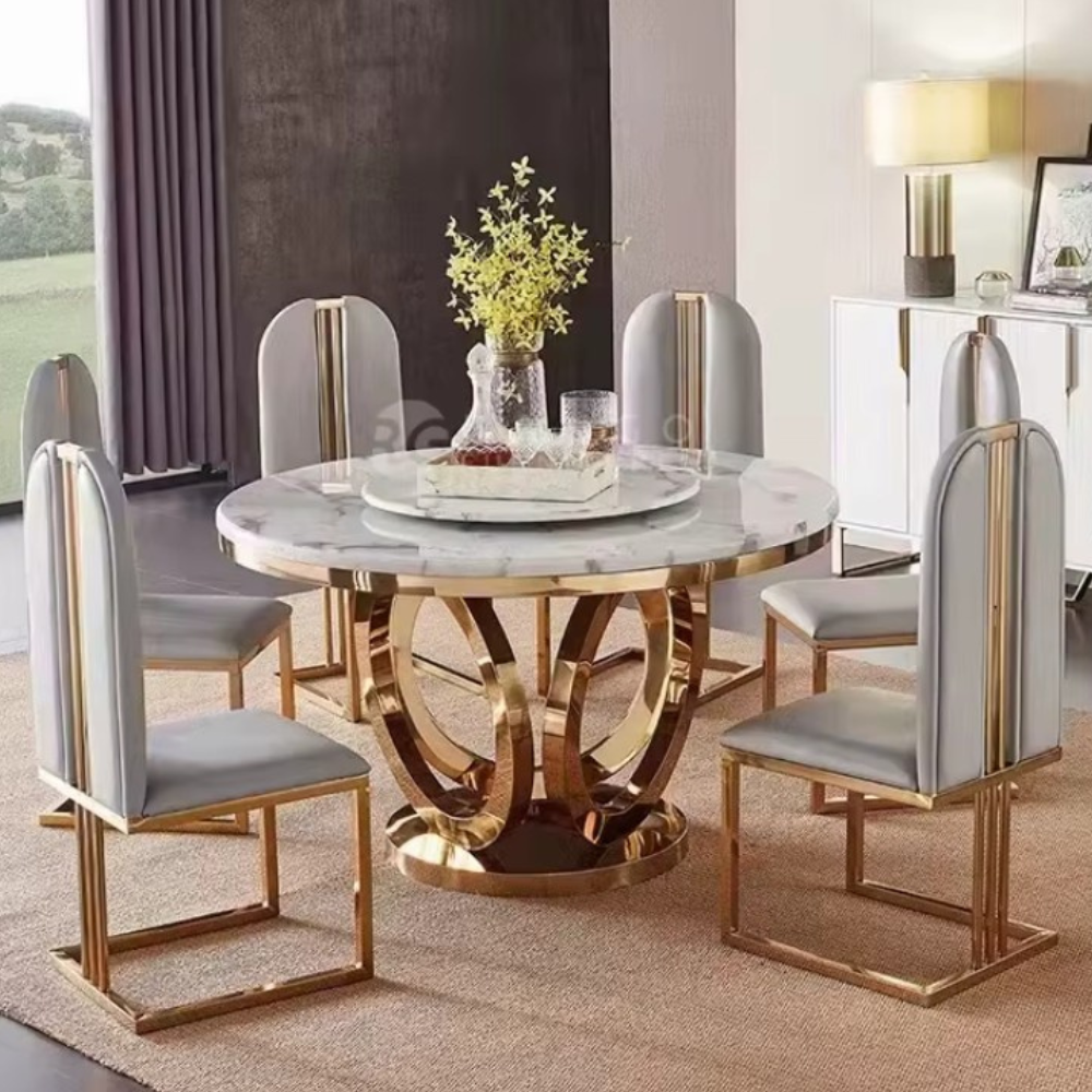 Nebraska Round Dining Table Set