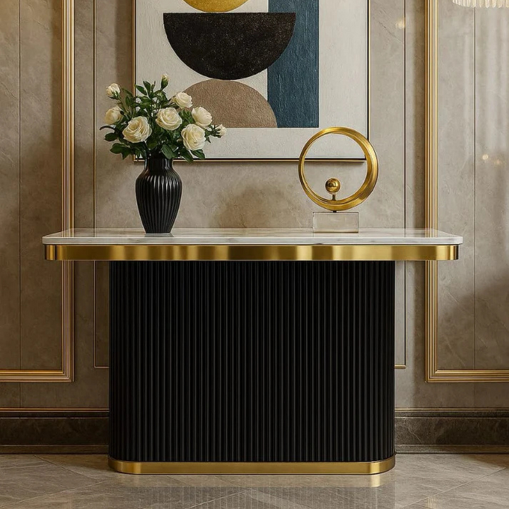 Alana Marble Top Console Table