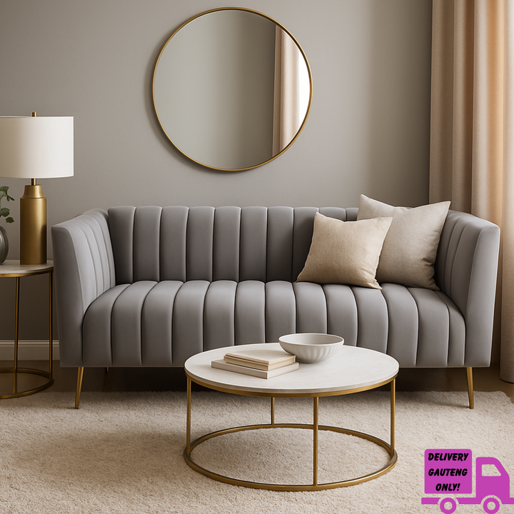 Zoey 2 Seater Stripe Couch