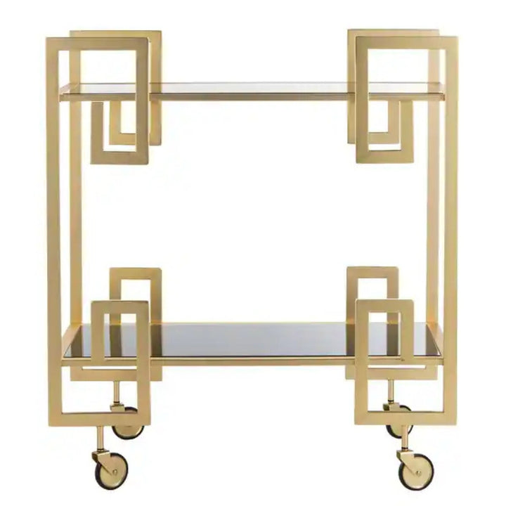 Everly Gold Serving Trolley/Cart