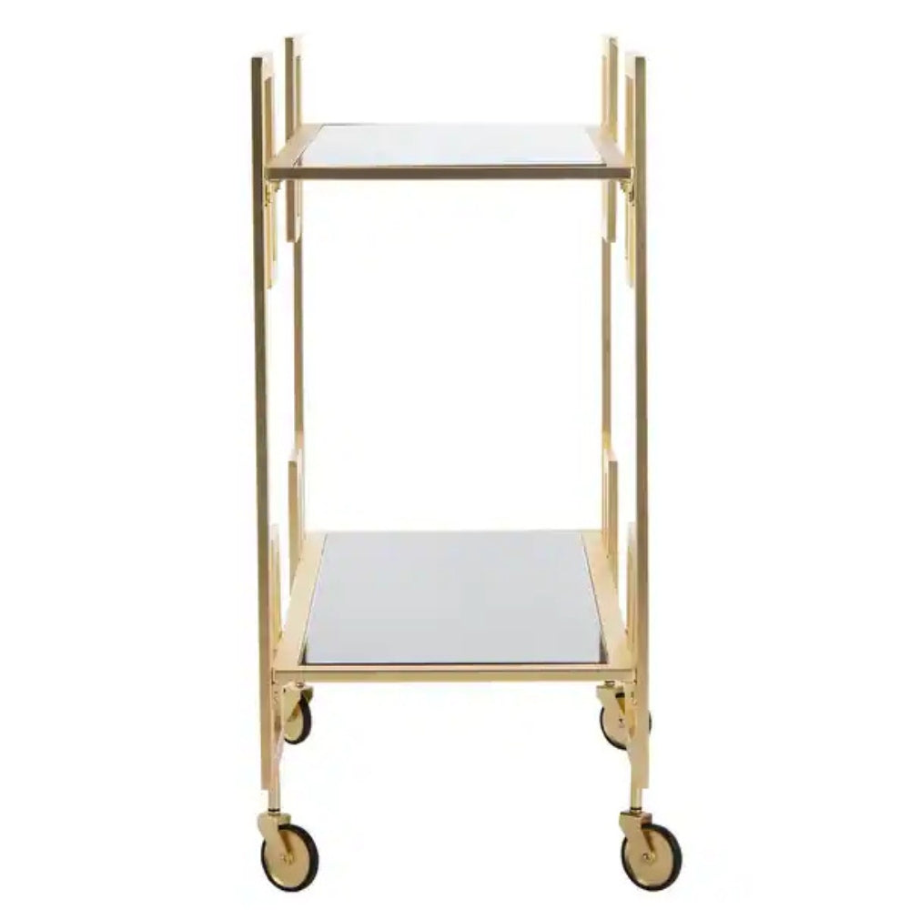 Everly Gold Serving Trolley/Cart