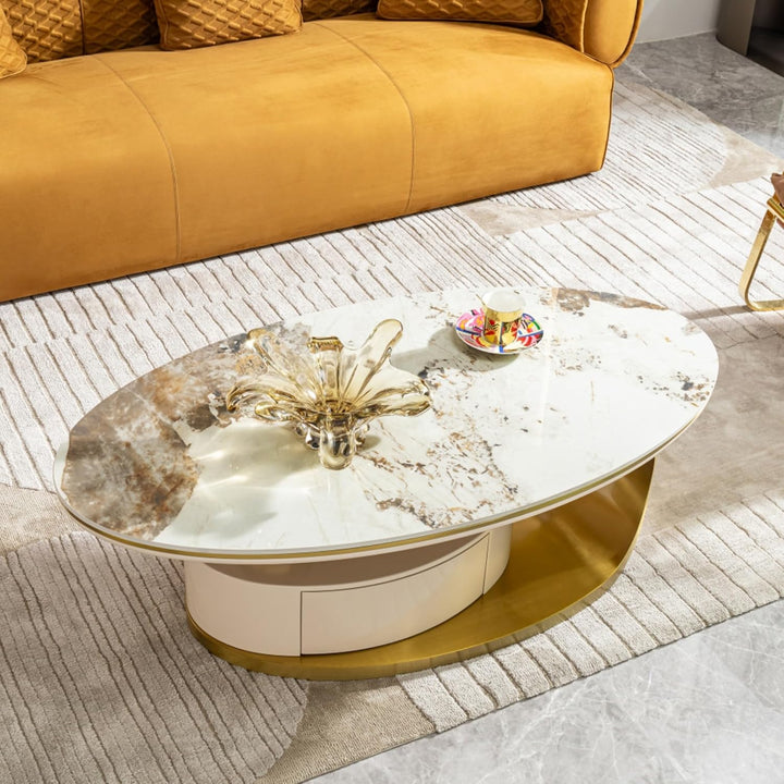 Eydis Coffee Table With Sintered Stone Top