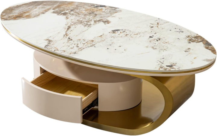 Eydis Coffee Table With Sintered Stone Top
