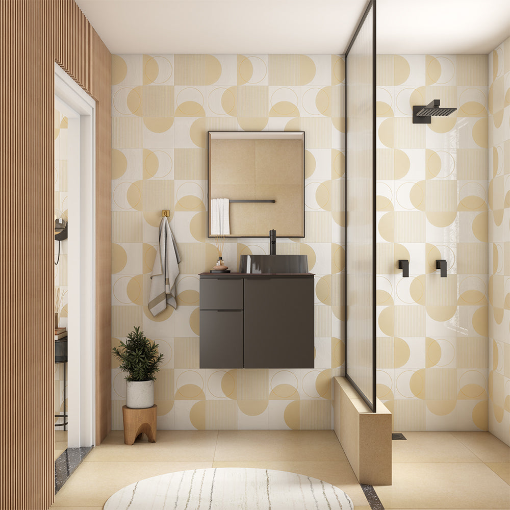 Figo Steel Bathroom Vanity With Prisma Basin