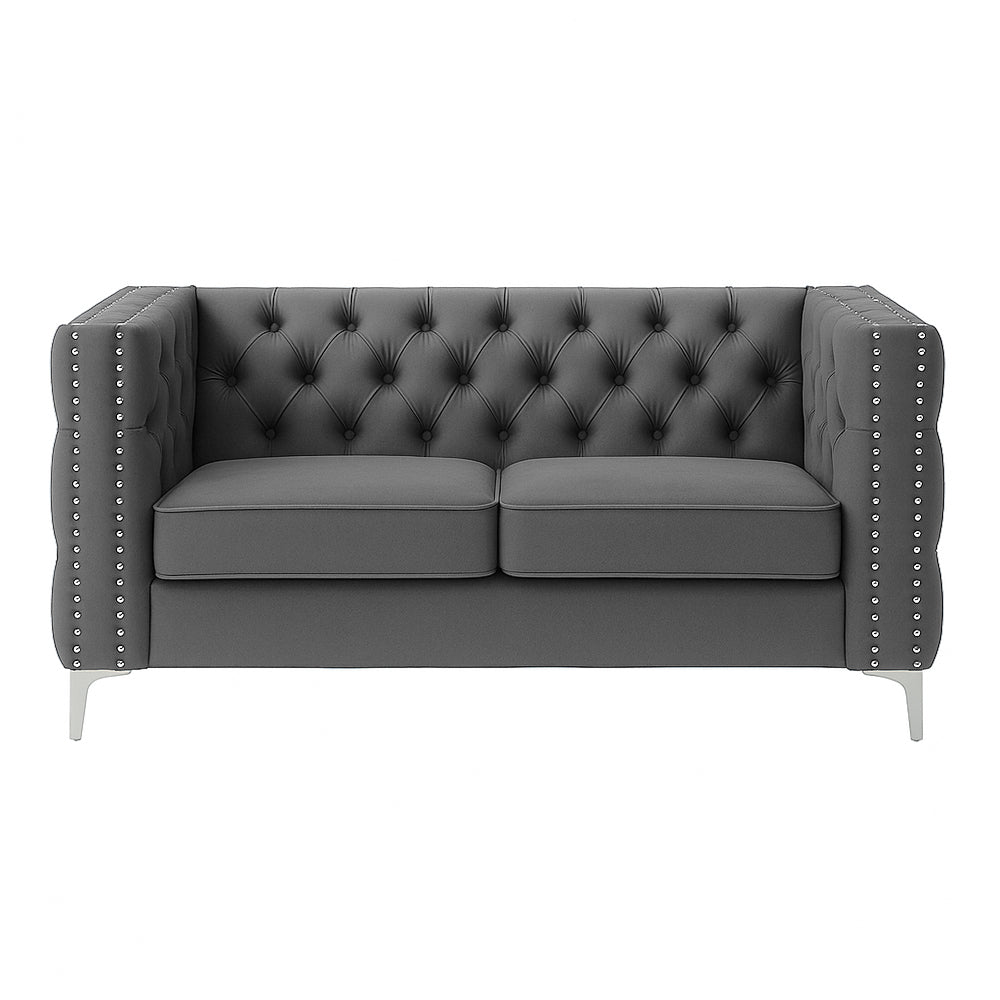Oxford  2 Seater Buttoned Couch