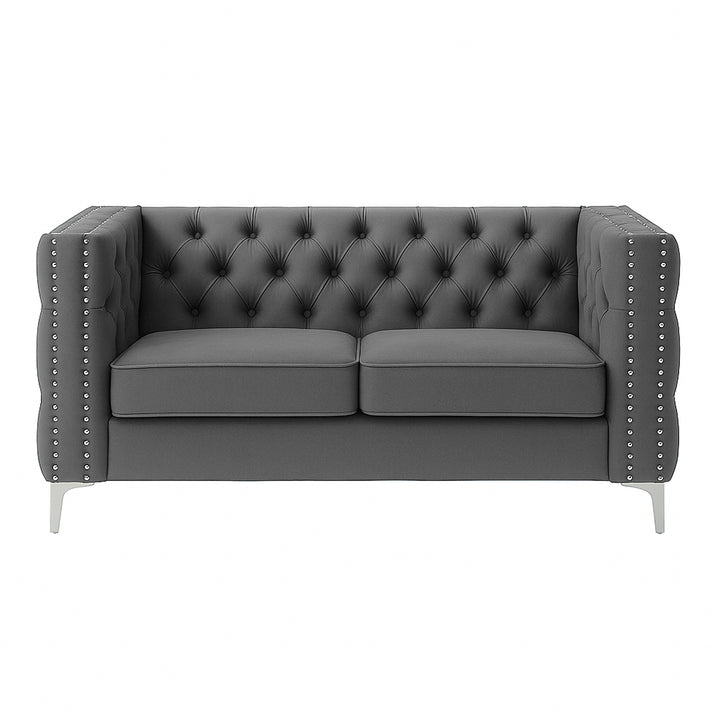 Oxford  2 Seater Buttoned Couch