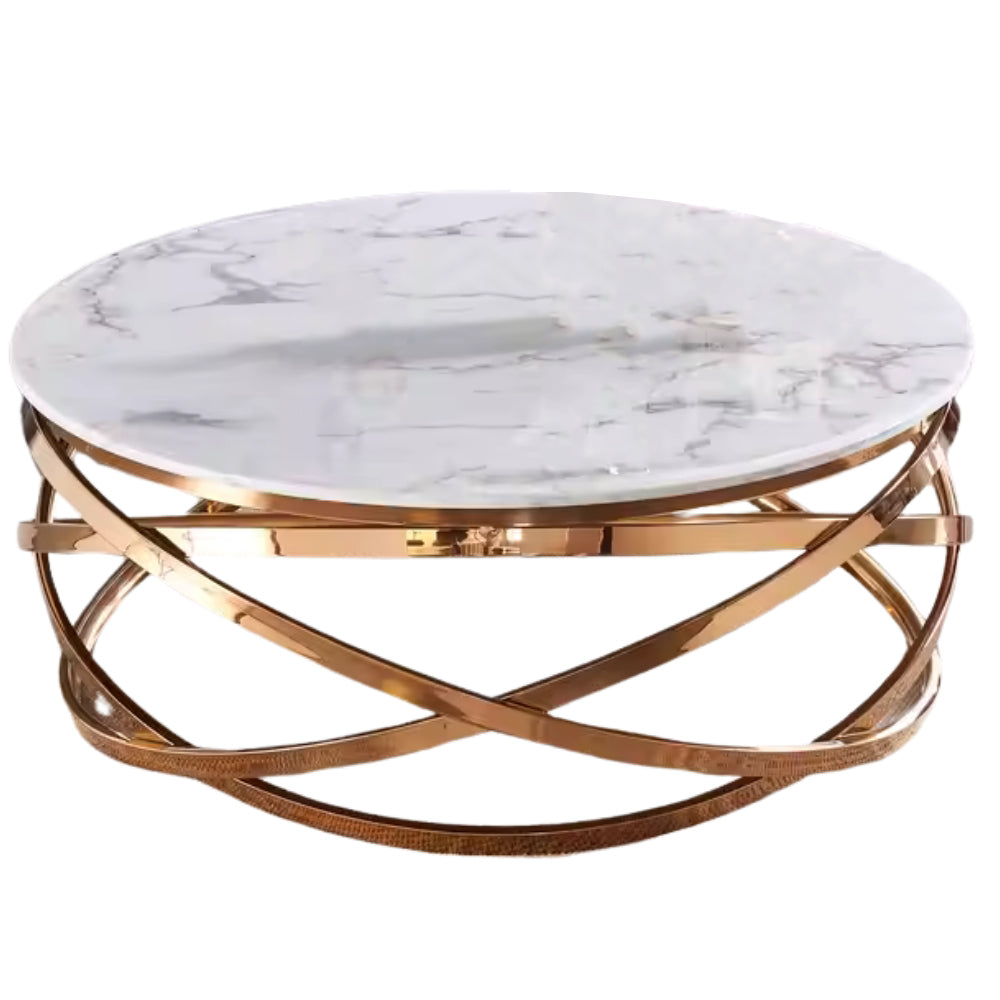 Kesha Marble Coffee Table And Side Table Set