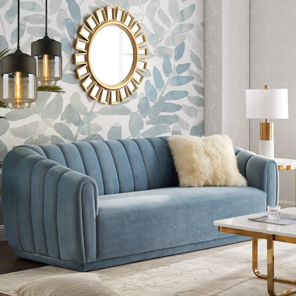 Ludovica Two Seater Stripe Couch