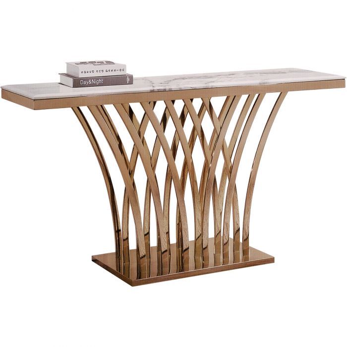 Lydia Marble Console Table