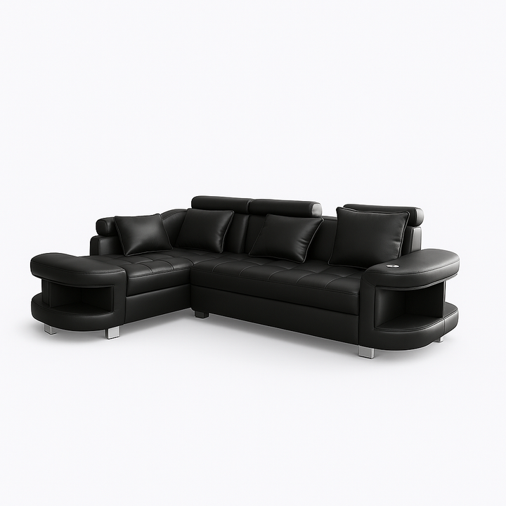 Maggie L Shape Corner Sofa-PU