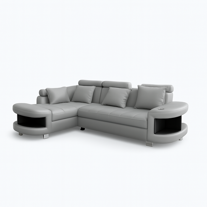 Maggie L Shape Corner Sofa-PU