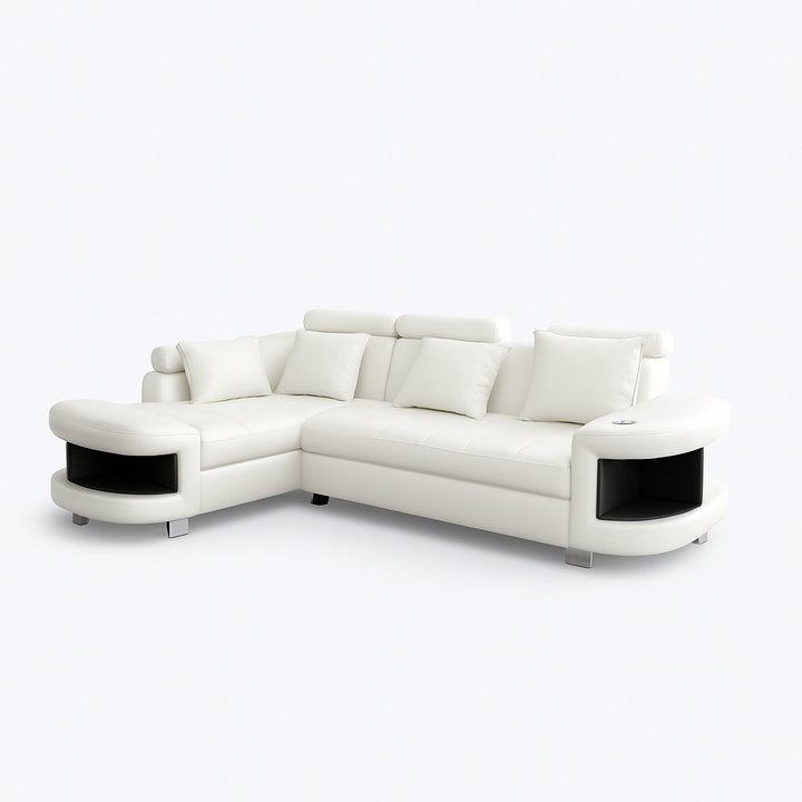 Maggie L Shape Corner Sofa-PU