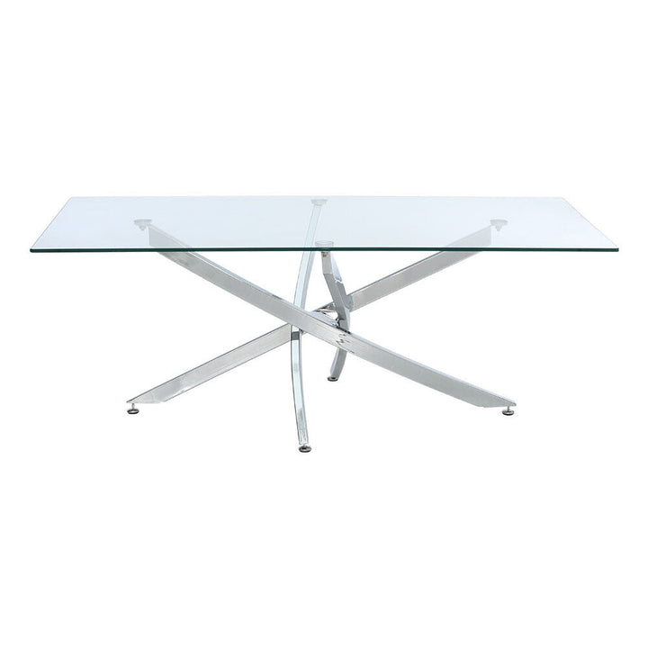 Maya Rectangular Glass Coffee Table