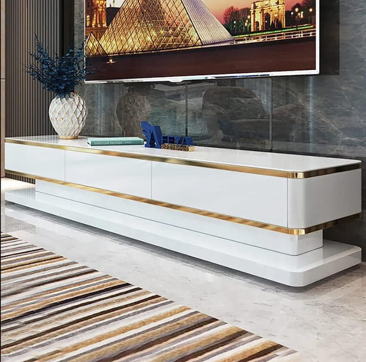 Meana Marble Top Plasma Stand