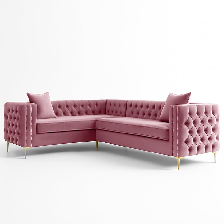 Oxford Chesterfield Corner Button Couch