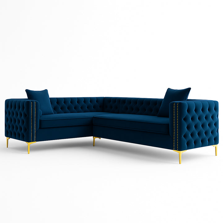 Oxford Chesterfield Corner Button Couch