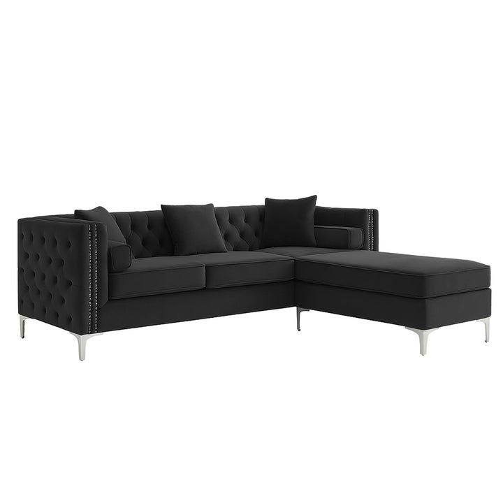 Oxford Corner Chesterfield Reversible Sectional Couch