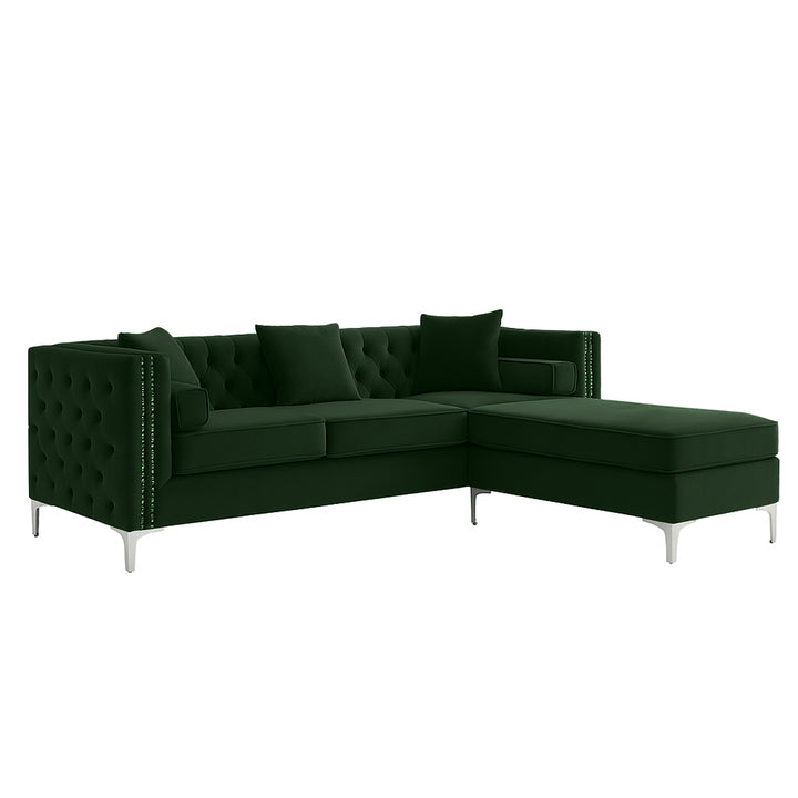 Oxford Corner Chesterfield Reversible Sectional Couch