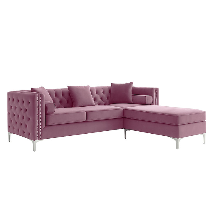 Oxford Corner Chesterfield Reversible Sectional Couch
