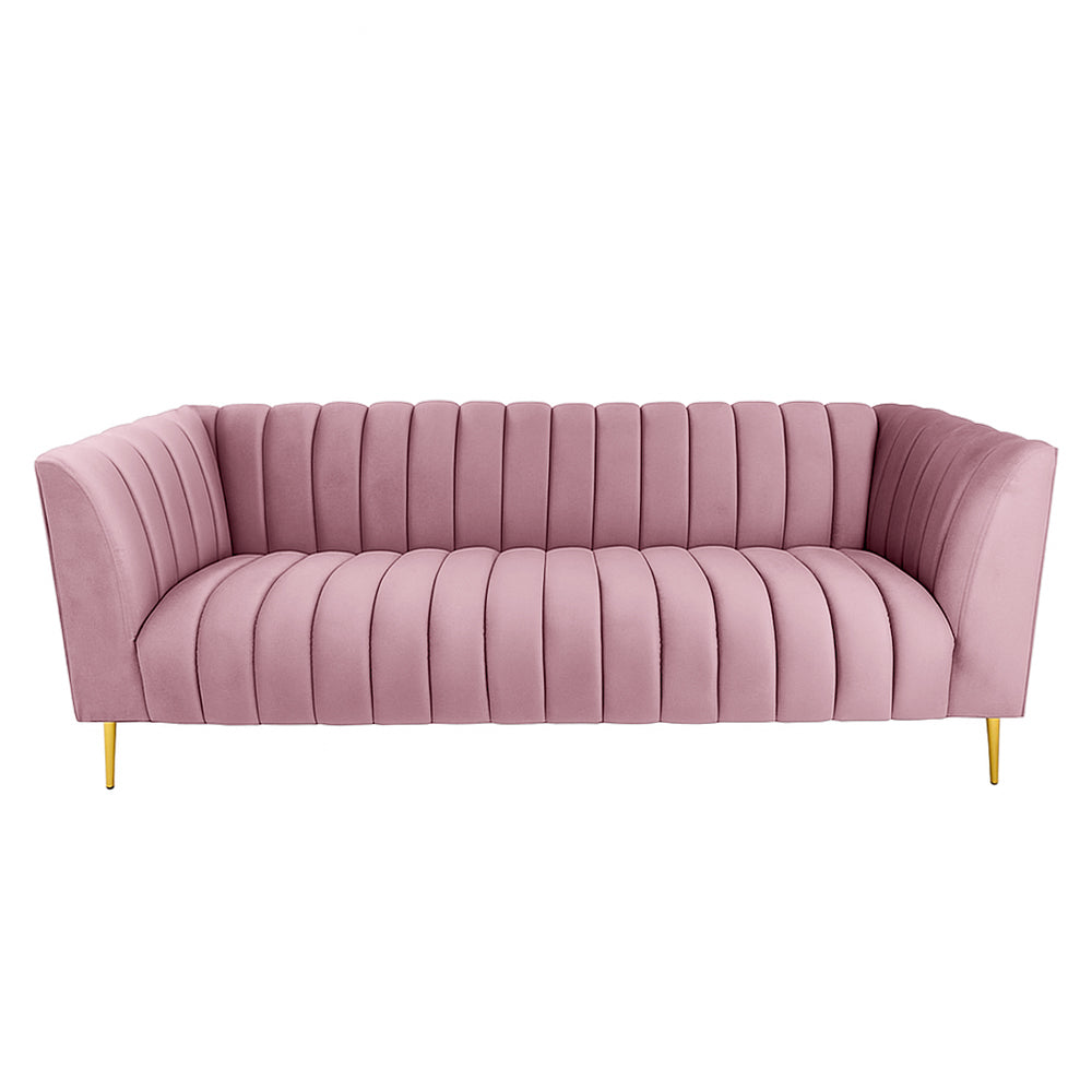 Zoey 2 Seater Stripe Couch