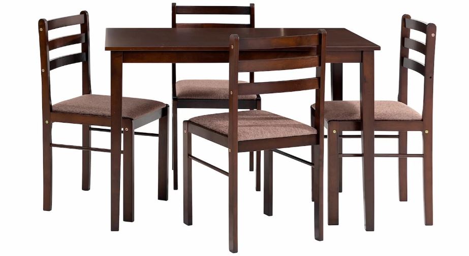 Penelope 5 Piece Dinning Set Cappuccino
