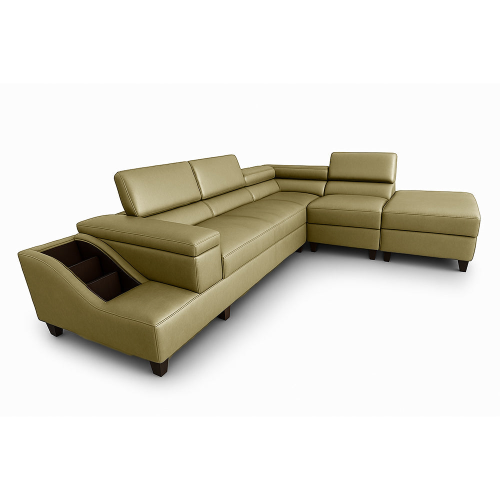 Phoebe L Shape Corner Sofa - PU