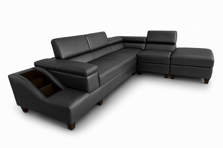 Phoebe L Shape Corner Sofa - PU