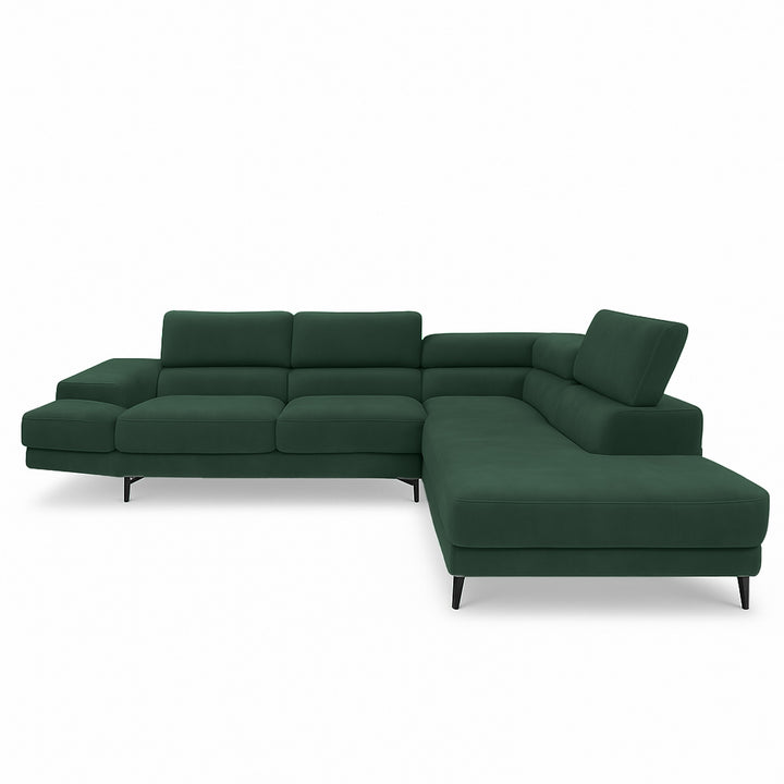 Meghan Corner Couch-Velvet