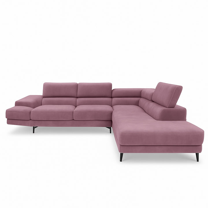 Meghan Corner Couch-Velvet
